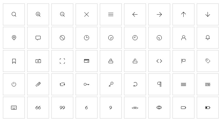 CSS Icons Pack