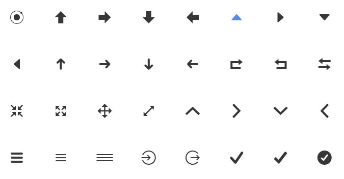 Ionic Framework Icons