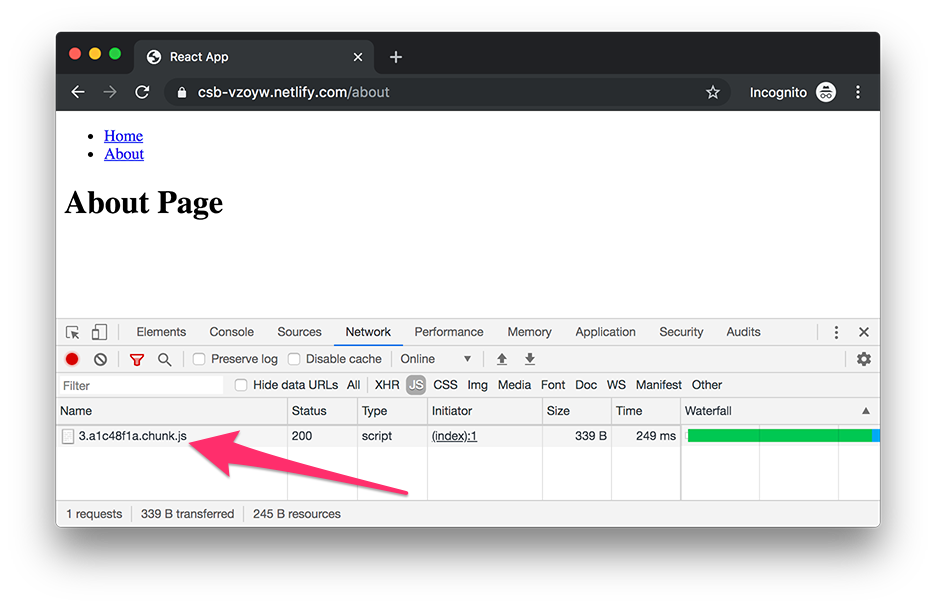 Code Splitting With React Suspense